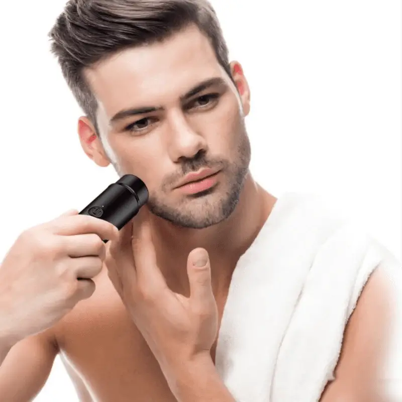 Barbeador Portátil Profissional BarberPro®- Barbear Rente a Pele sem Irritação
